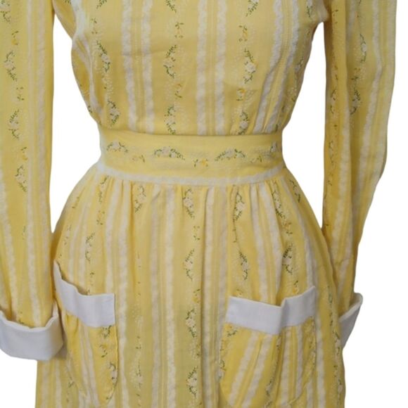 Vintage Texas Miss Cottage Core Prairie Floral Dress - Picture 3 of 8